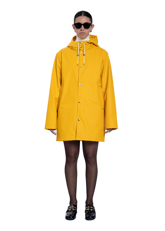 Yellow rain 2025 coat for women