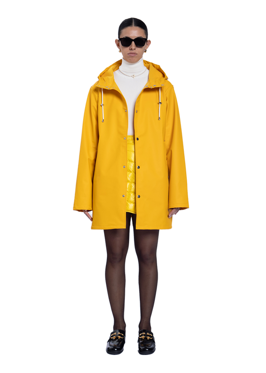 Womens yellow rain hot sale coat